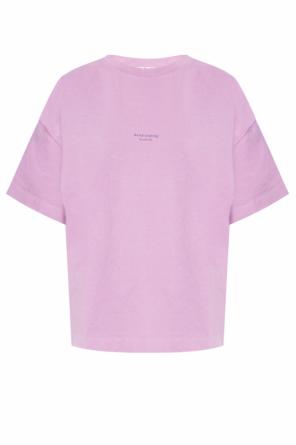 T-shirt with a printed logo, zdjęcie 1 T-shirt with a printed logo od Acne